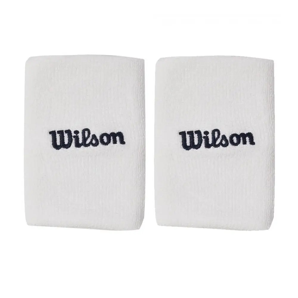 WILSON WRISTBAND WIDE TERRY WHITE 2025
