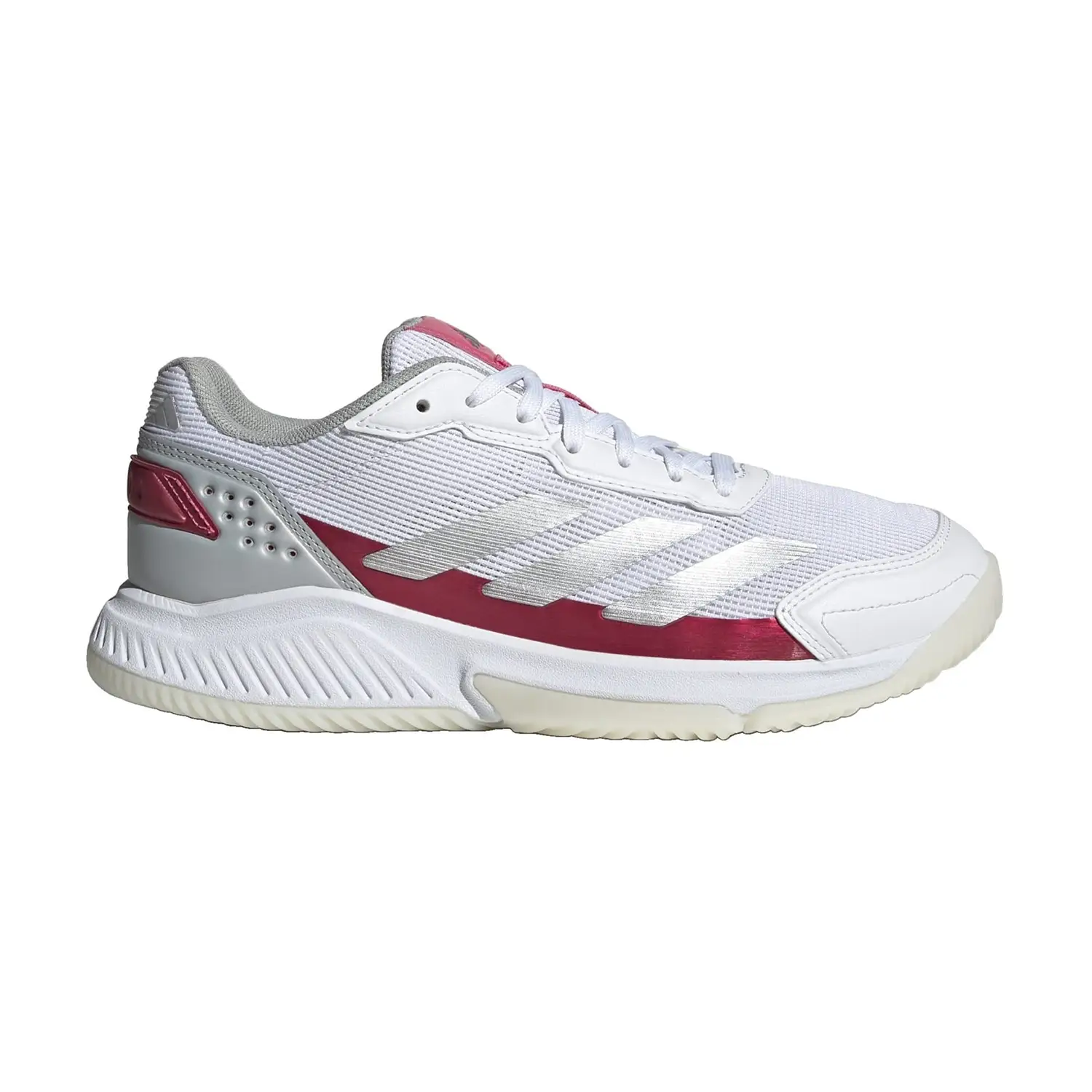 ADIDAS SHOES WOMEN COURTQUICK PADEL WHITE/PINK