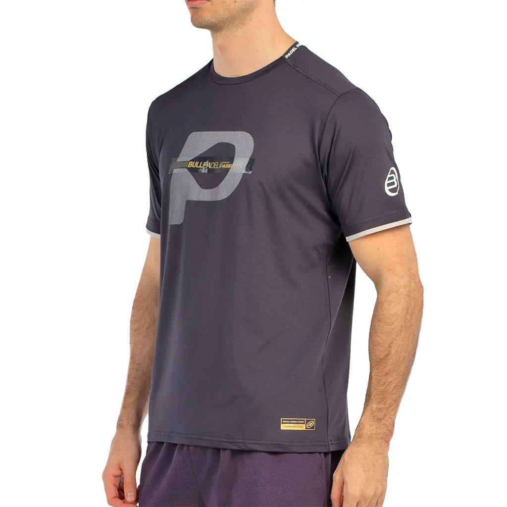 BULLPADEL T-SHIRT BISES CHARCOAL SIZE L
