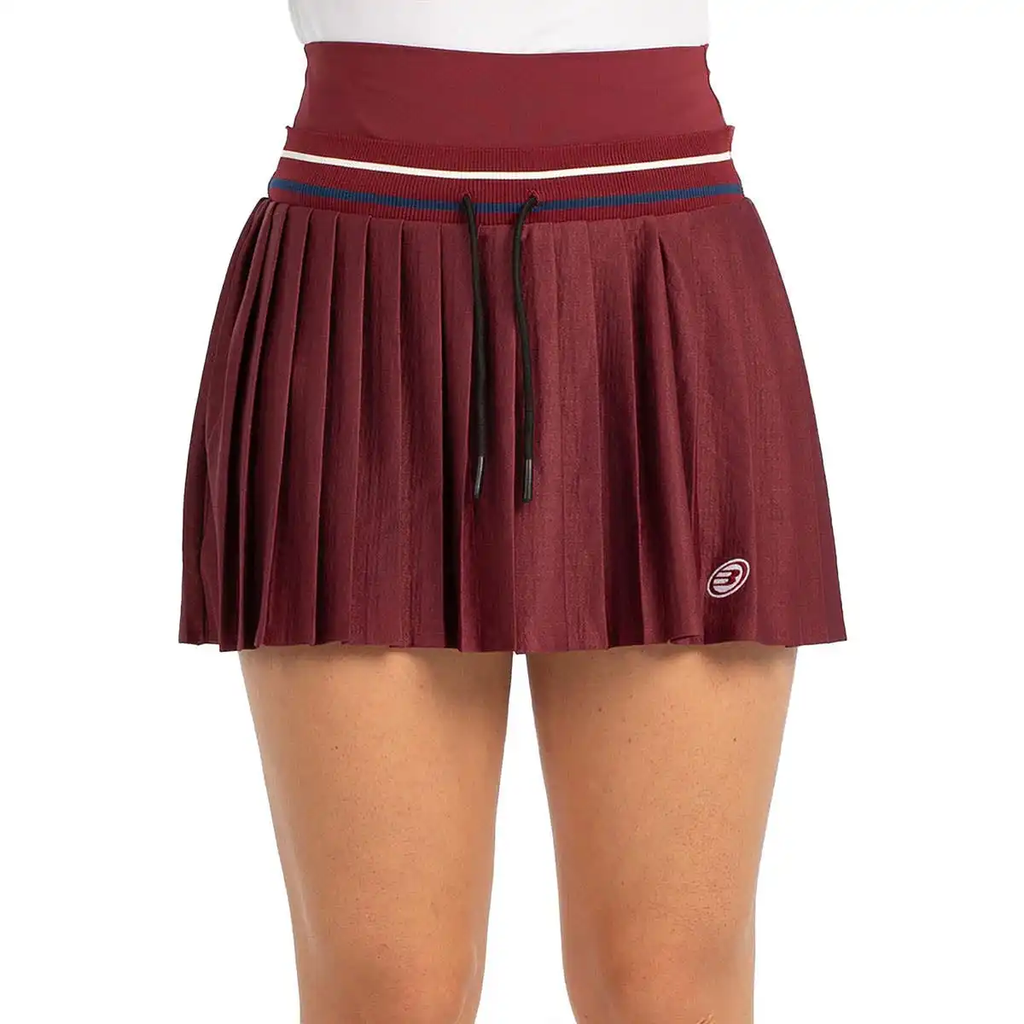 BULLPADEL SKIRT ATRIA VINO BURDEOS 2025