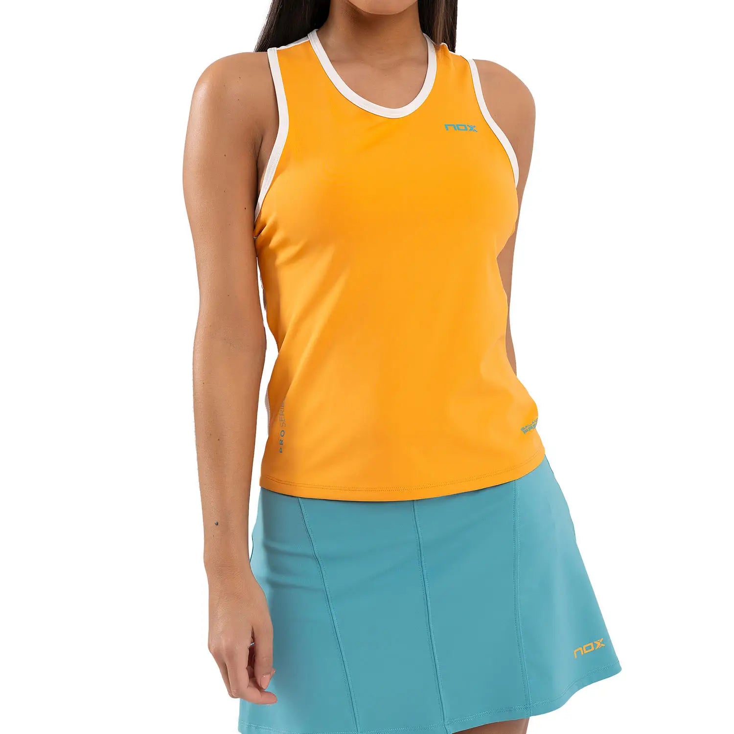NOX T-SHIRT TIRANTES MUJER PRO MOCK ORANGE DEGRADED SIZE XS
