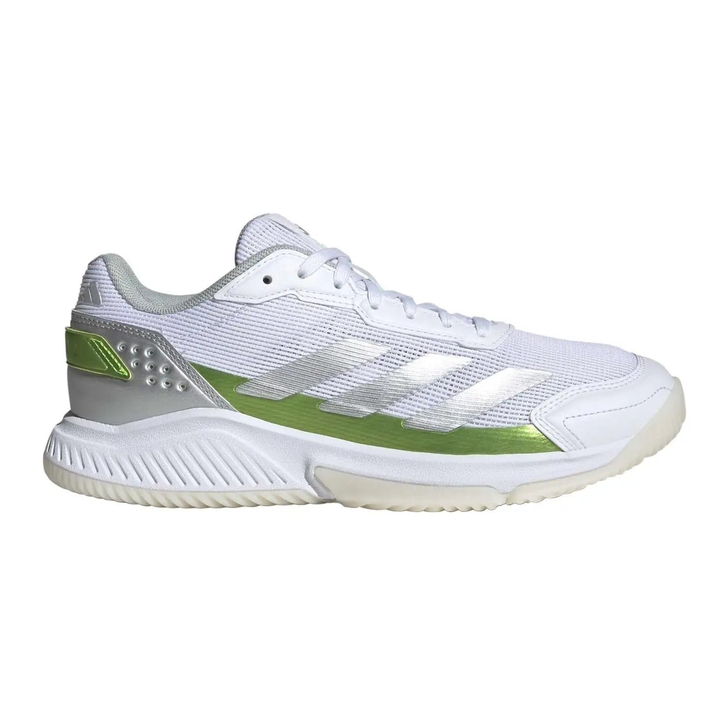 ADIDAS SHOES WOMEN COURTQUICK WHITE/SILVER/LUCLEM