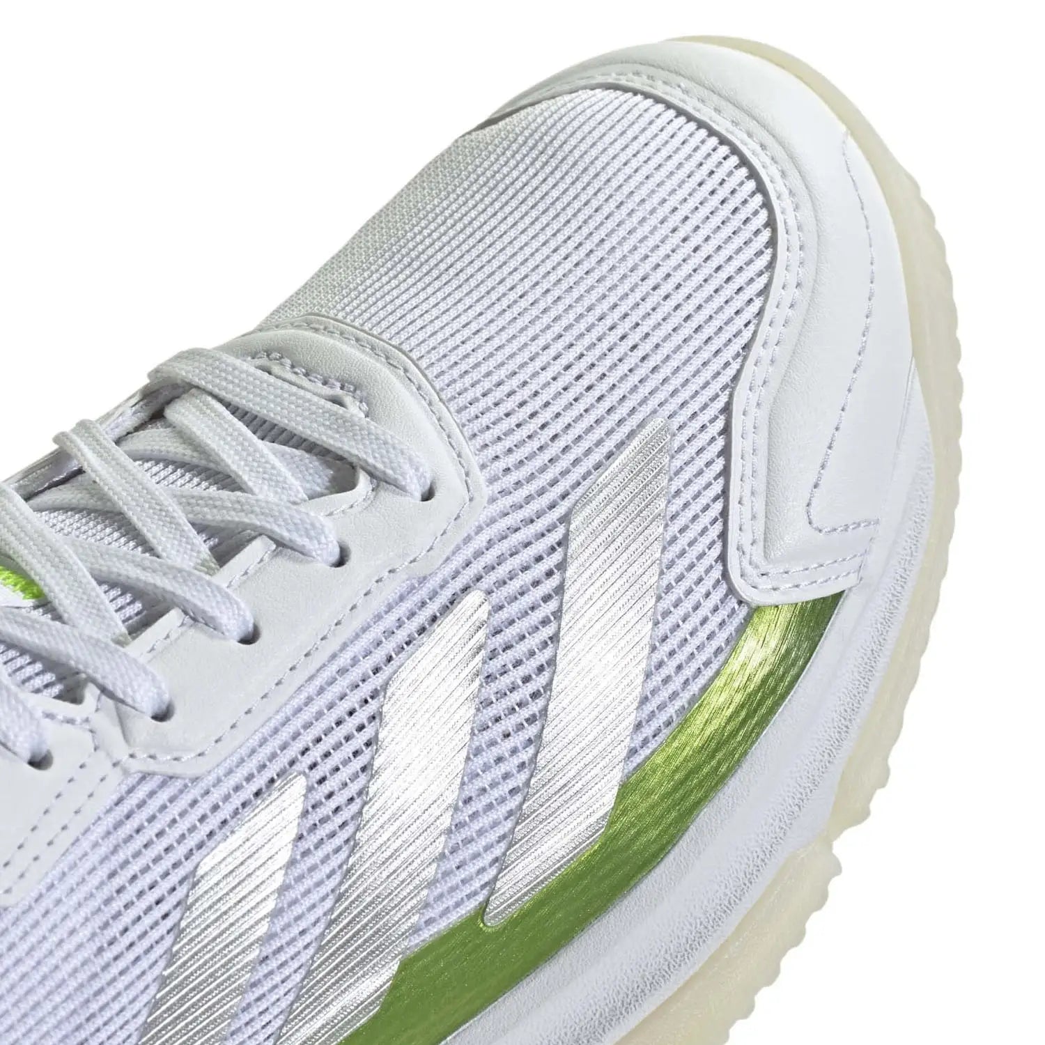ADIDAS SHOES WOMEN COURTQUICK WHITE/SILVER/LUCLEM