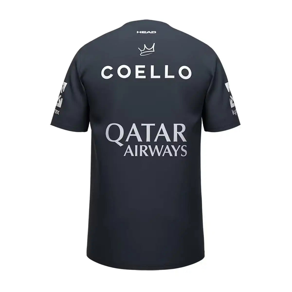 HEAD T-SHIRT ARTURO COELLO SPONSOR 25 AZUL MARINO SIZE M (FLAG)