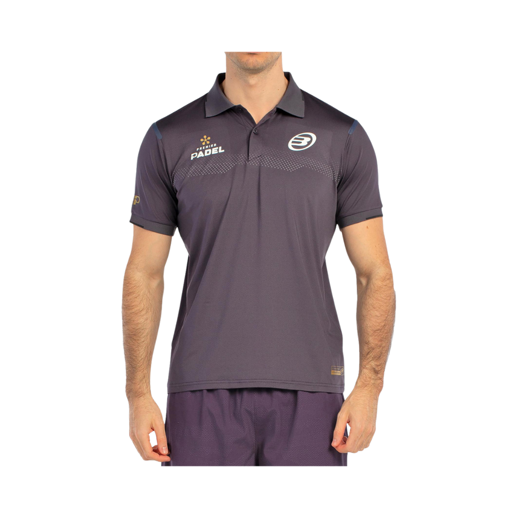 BULLPADEL T-SHIRT POLO MEN PREMIER BRAMO CARBON