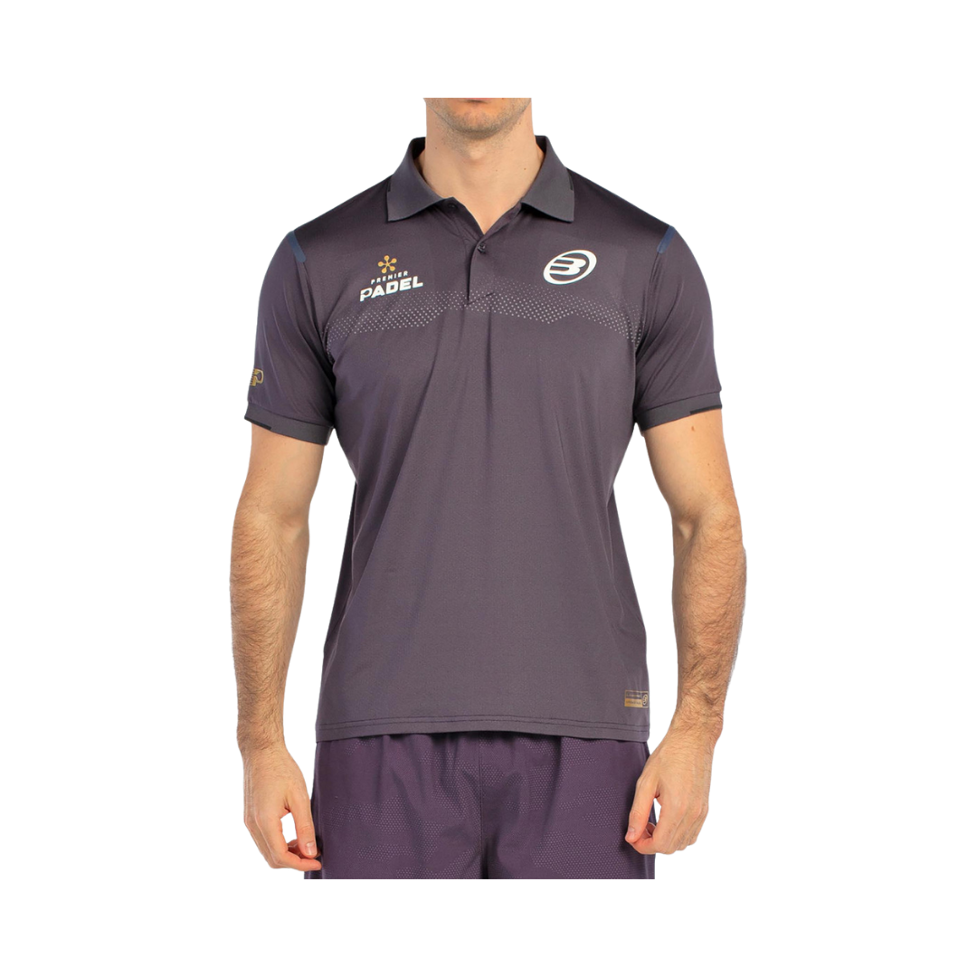 BULLPADEL T-SHIRT POLO MEN PREMIER BRAMO CARBON