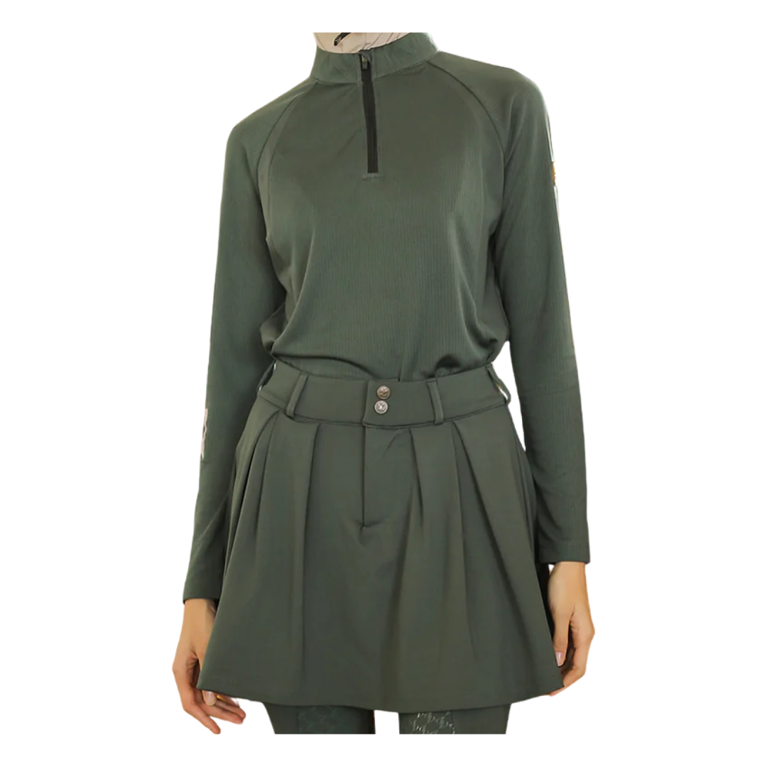 EQUESTRIAN BASE LAYER ARMY GREEN ACTIVE ZS