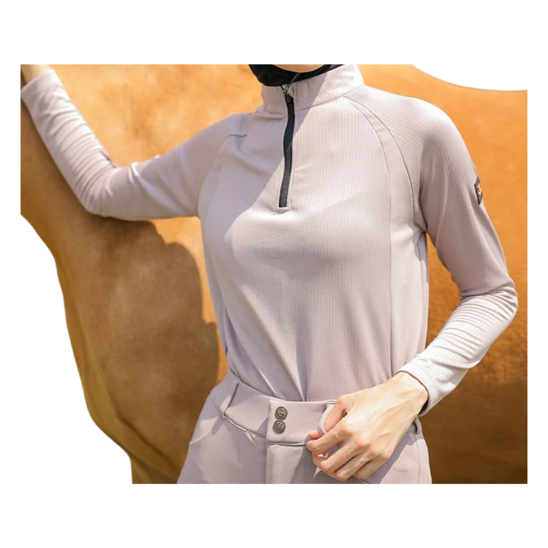 EQUESTRIAN BASE LAYER MAUVE ACTIVE ZS