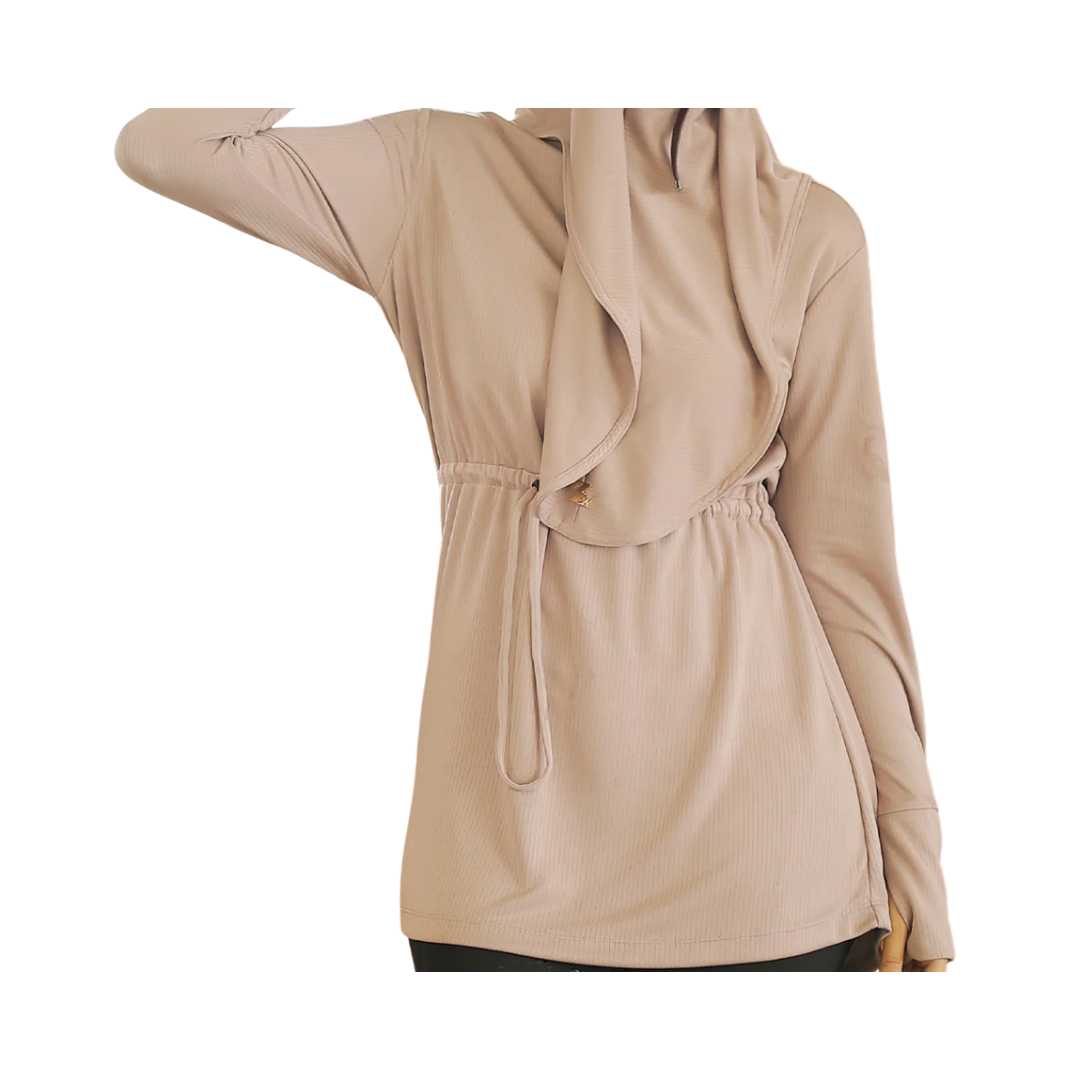 DRAWSTRING BASE LAYER DUSTY PINK ZASKIA SUNGKAR ACTIVE ZS