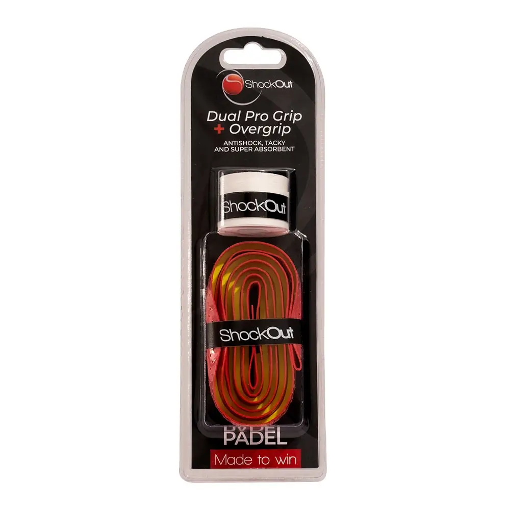 SHOCKOUT DUAL PRO GRIP FUCSIA / AMARILLO
