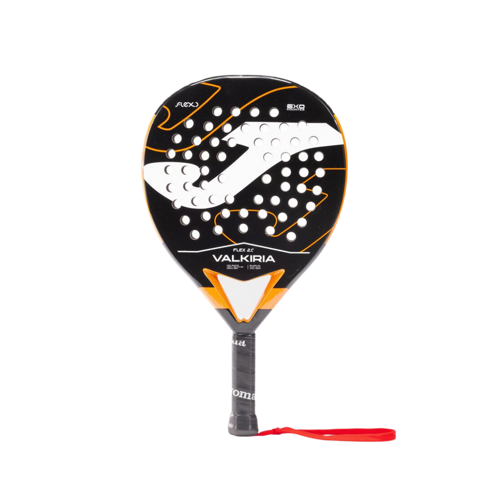 JOMA RACKET VALKIRIA FLEX 2.0 BLACK FLUOR ORANGE