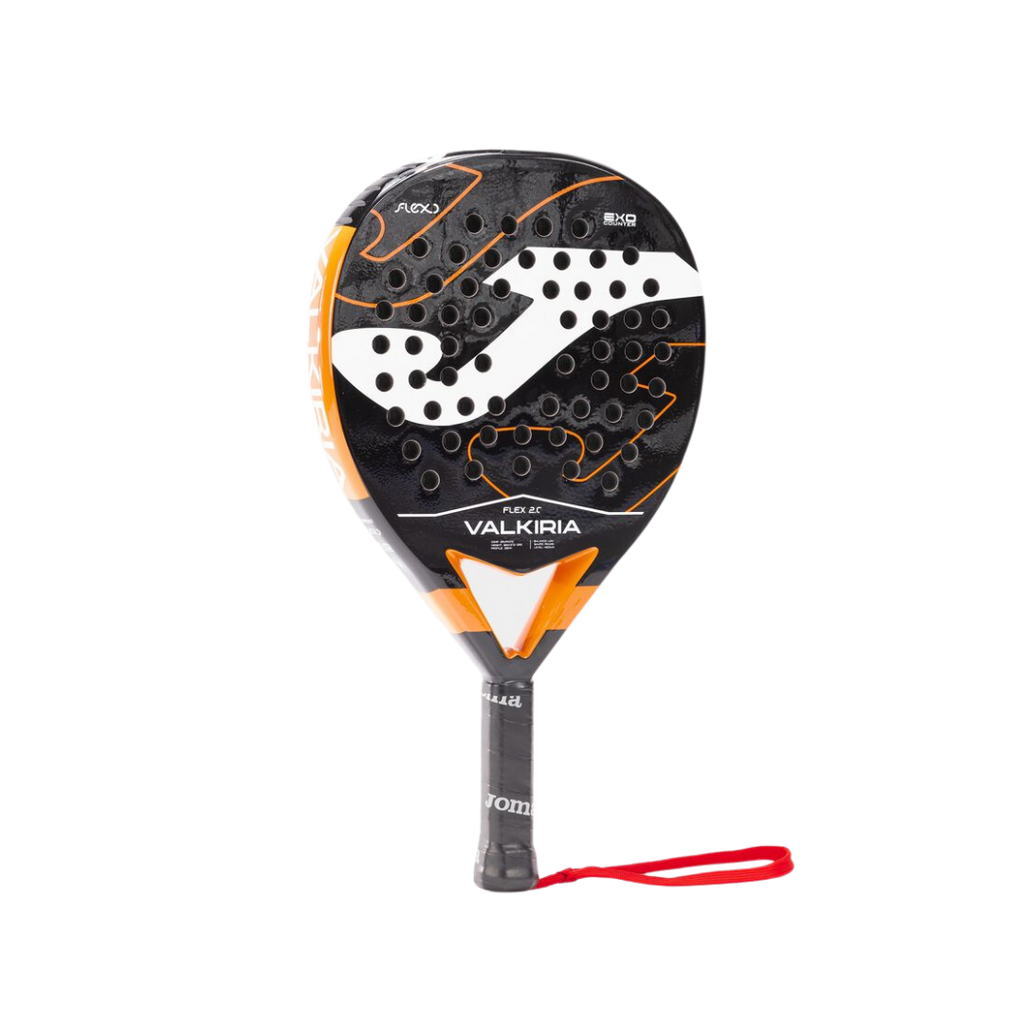 JOMA RACKET VALKIRIA FLEX 2.0 BLACK FLUOR ORANGE