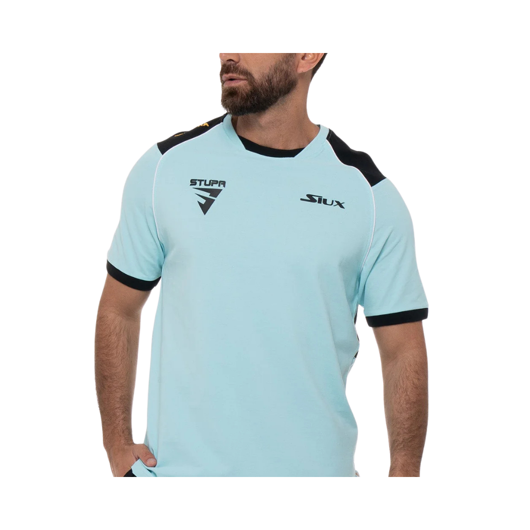 SIUX T-SHIRT ELECTRA STUPA COTTON SS25 BLUE
