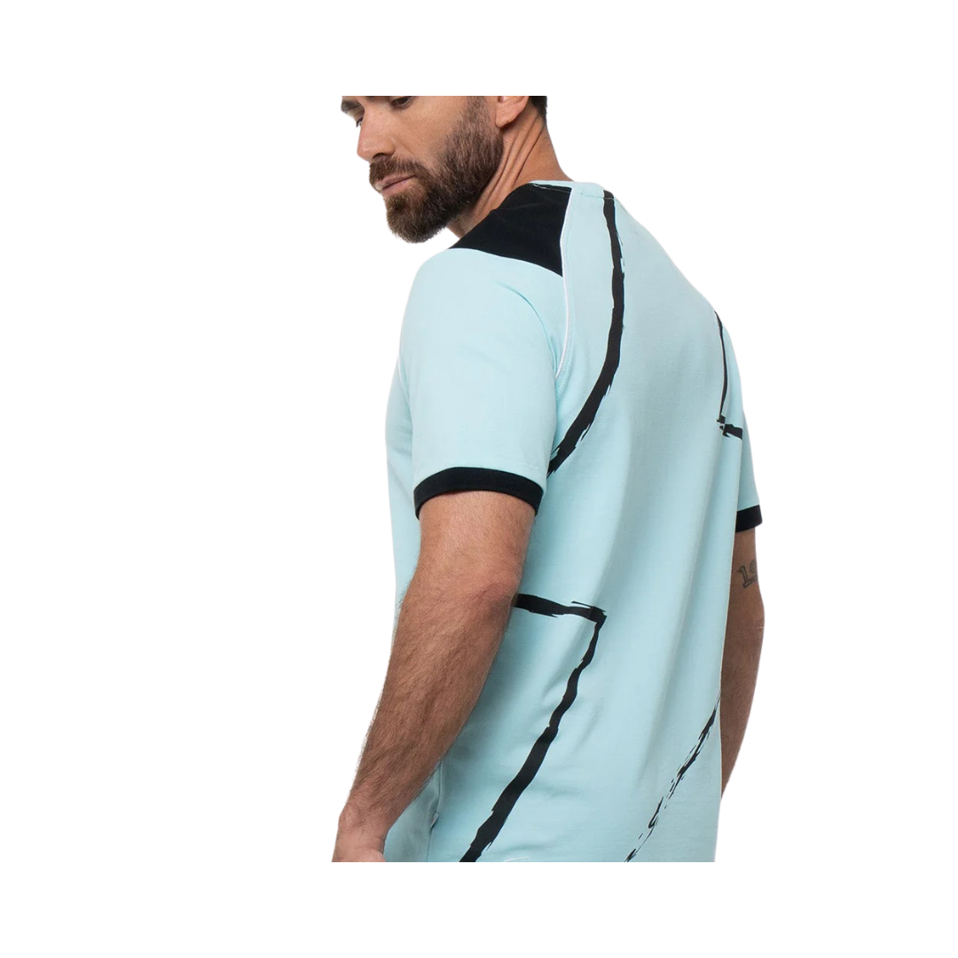 SIUX T-SHIRT ELECTRA STUPA COTTON SS25 BLUE