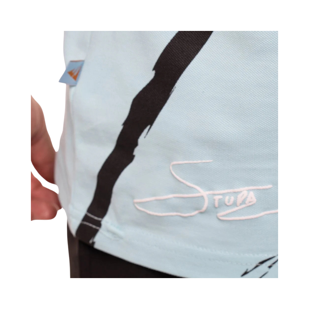 SIUX T-SHIRT ELECTRA STUPA COTTON SS25 BLUE