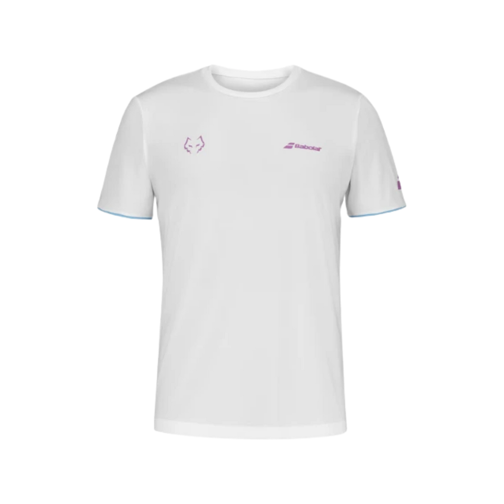 BABOLAT T-SHIRT MEN SPRING JUAN LEBRON CREW NECK WHITE