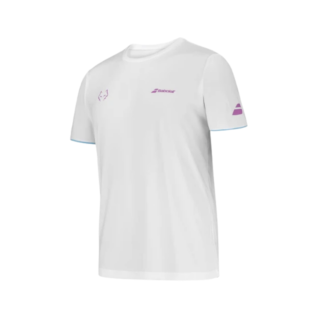 BABOLAT T-SHIRT MEN SPRING JUAN LEBRON CREW NECK WHITE
