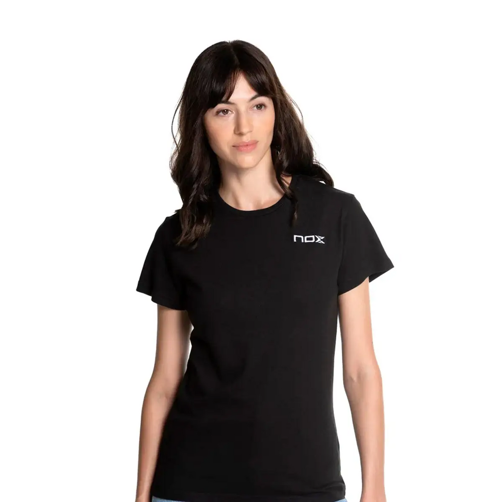 NOX T-SHIRT WOMEN BASIC NEGRO