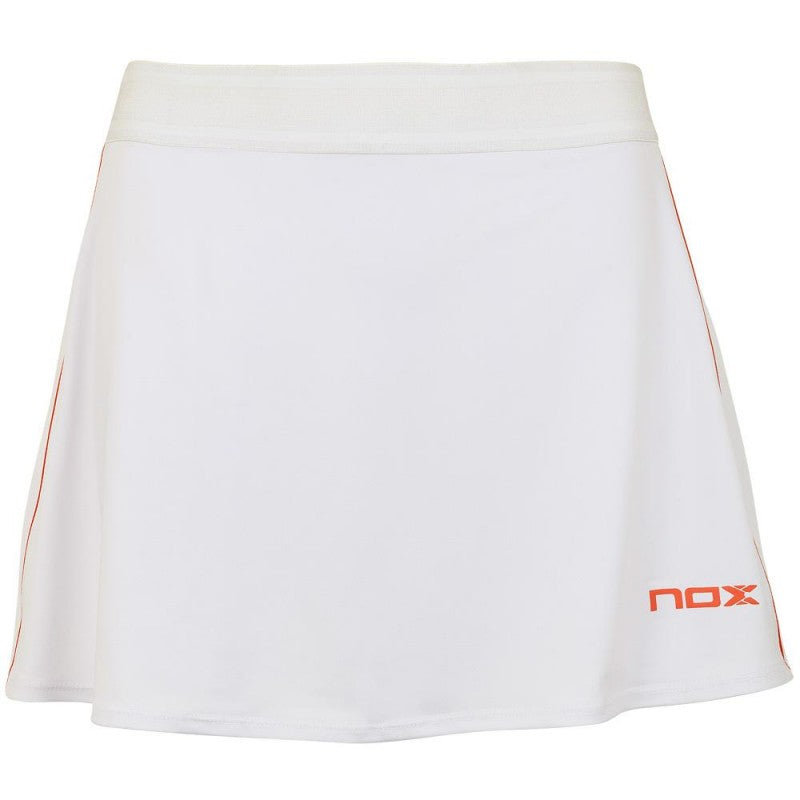 NOX SKIRT ALEXIA WHITE LOGO RED