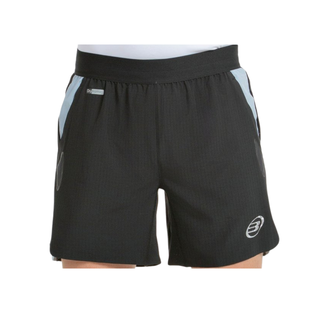 BULLPADEL SHORT LIGHT NEGRO