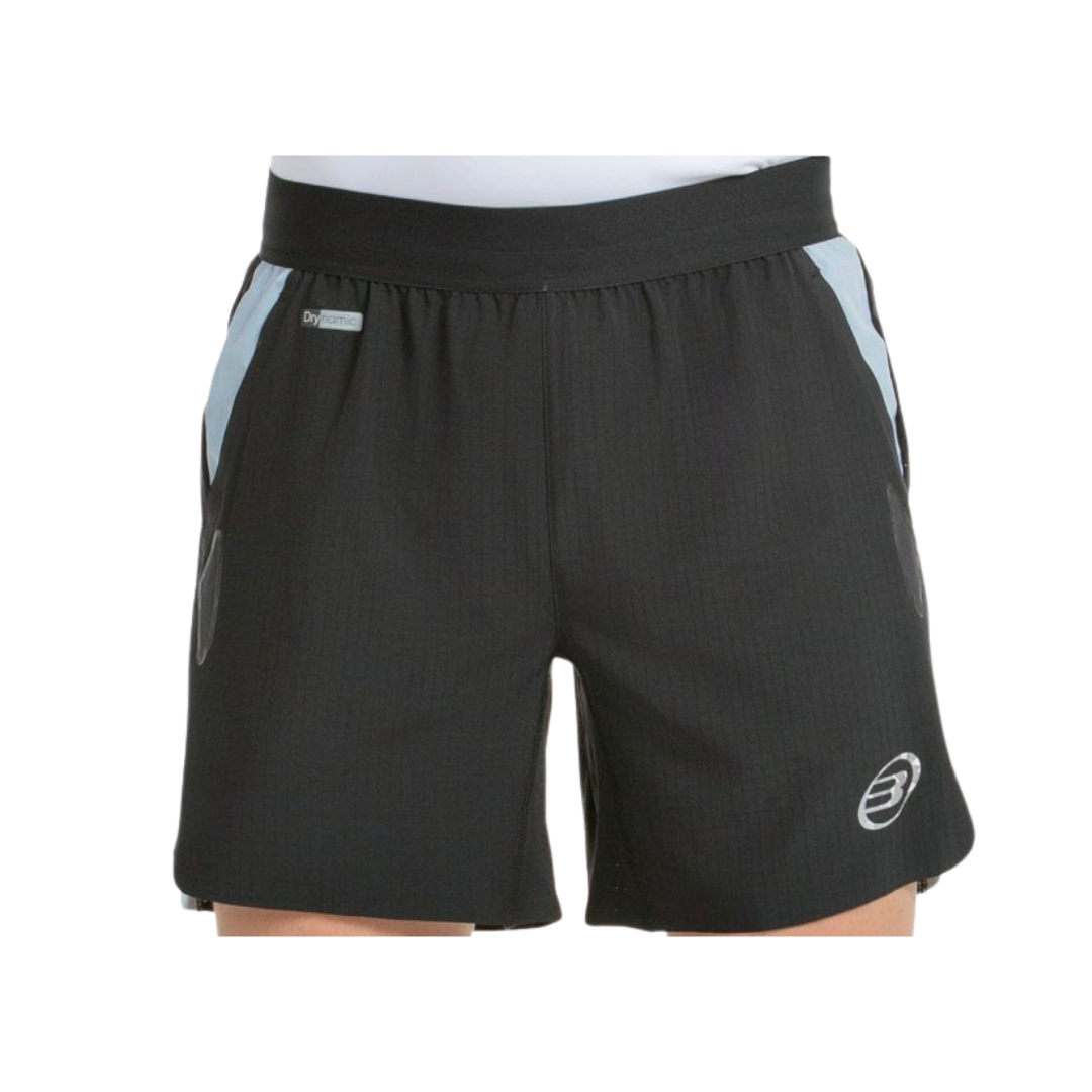 BULLPADEL SHORT LIGHT NEGRO