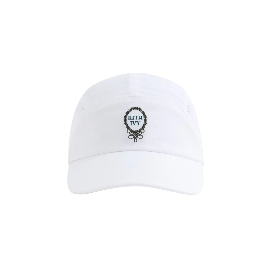 KITH IVY X WILSON CAP WOVEN CAMP WHITE