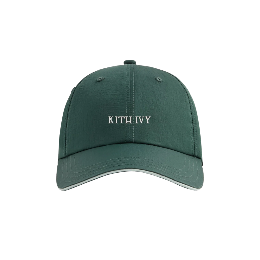 KITH IVY X WILSON CAP CRINKLE PERXMANCE IVY GREEN