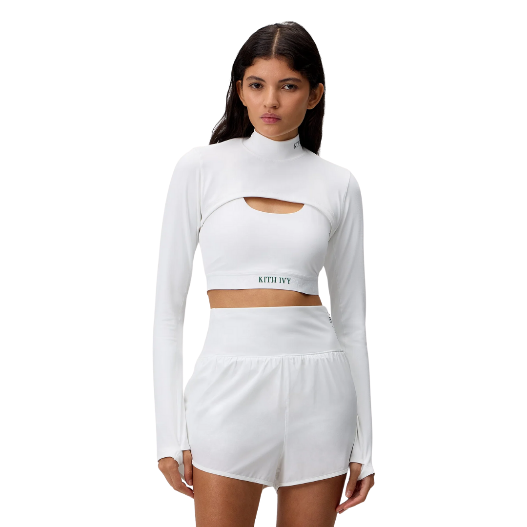 KITH IVY X WILSON T-SHIRT WOMEN COURT SHRUG WHITE