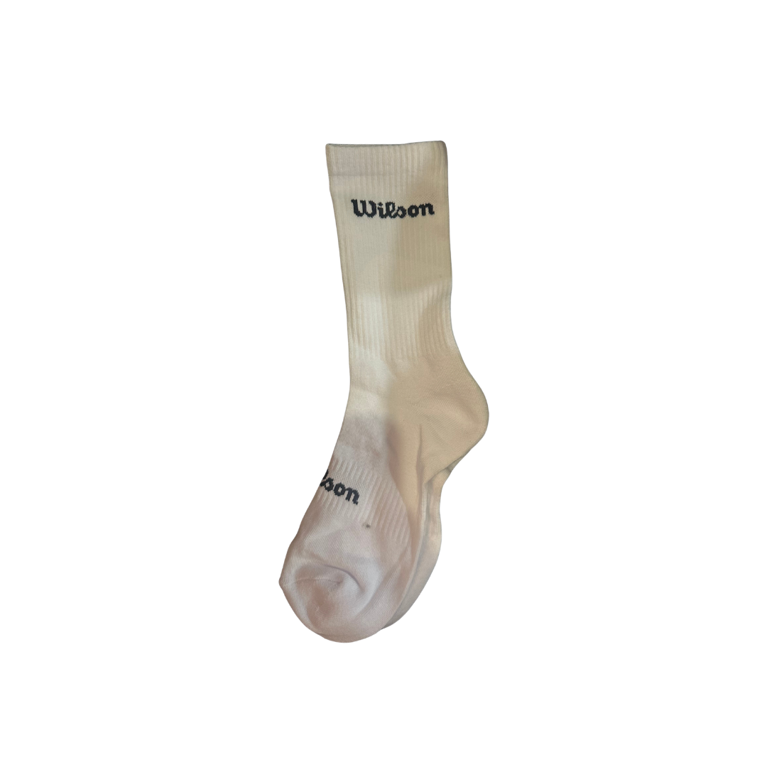 WILSON SOCKS SPORTS WHITE (1 PAIR)