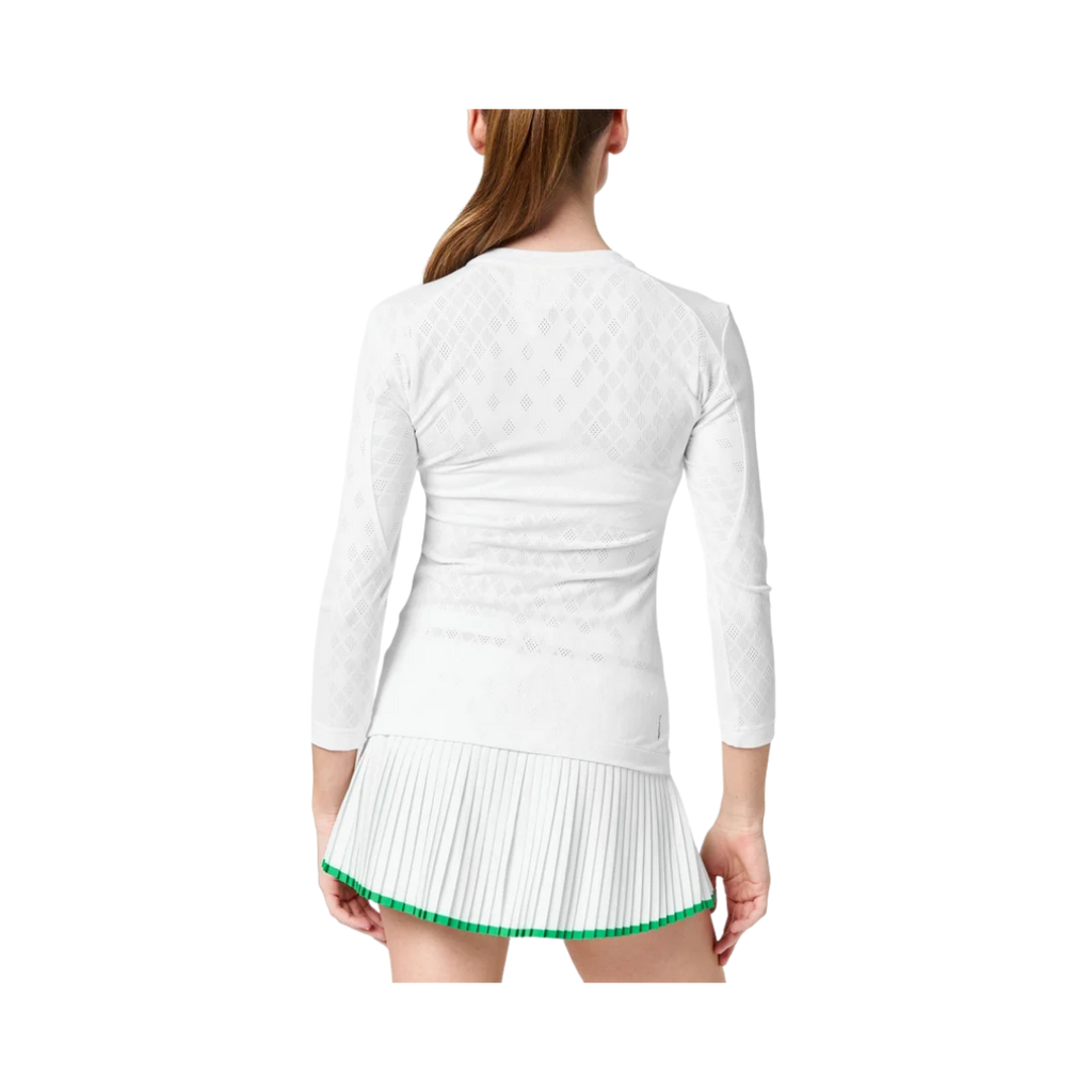 ADIDAS T-SHIRT WOMEN LONDON PRO 3/4 LS WHITE