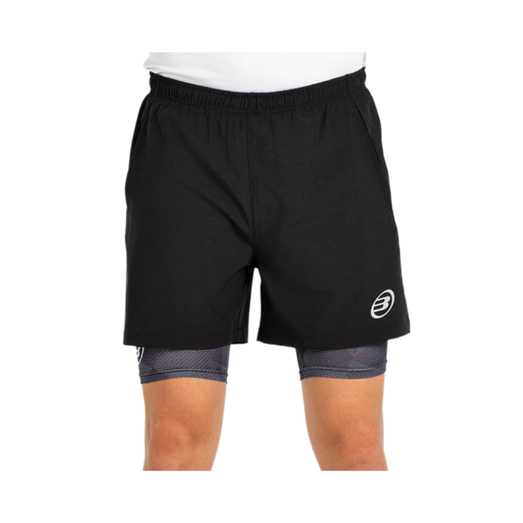 BULLPADEL SHORT MANZAN NEGRO