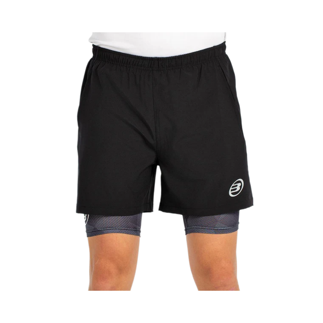 BULLPADEL SHORT MANZAN NEGRO