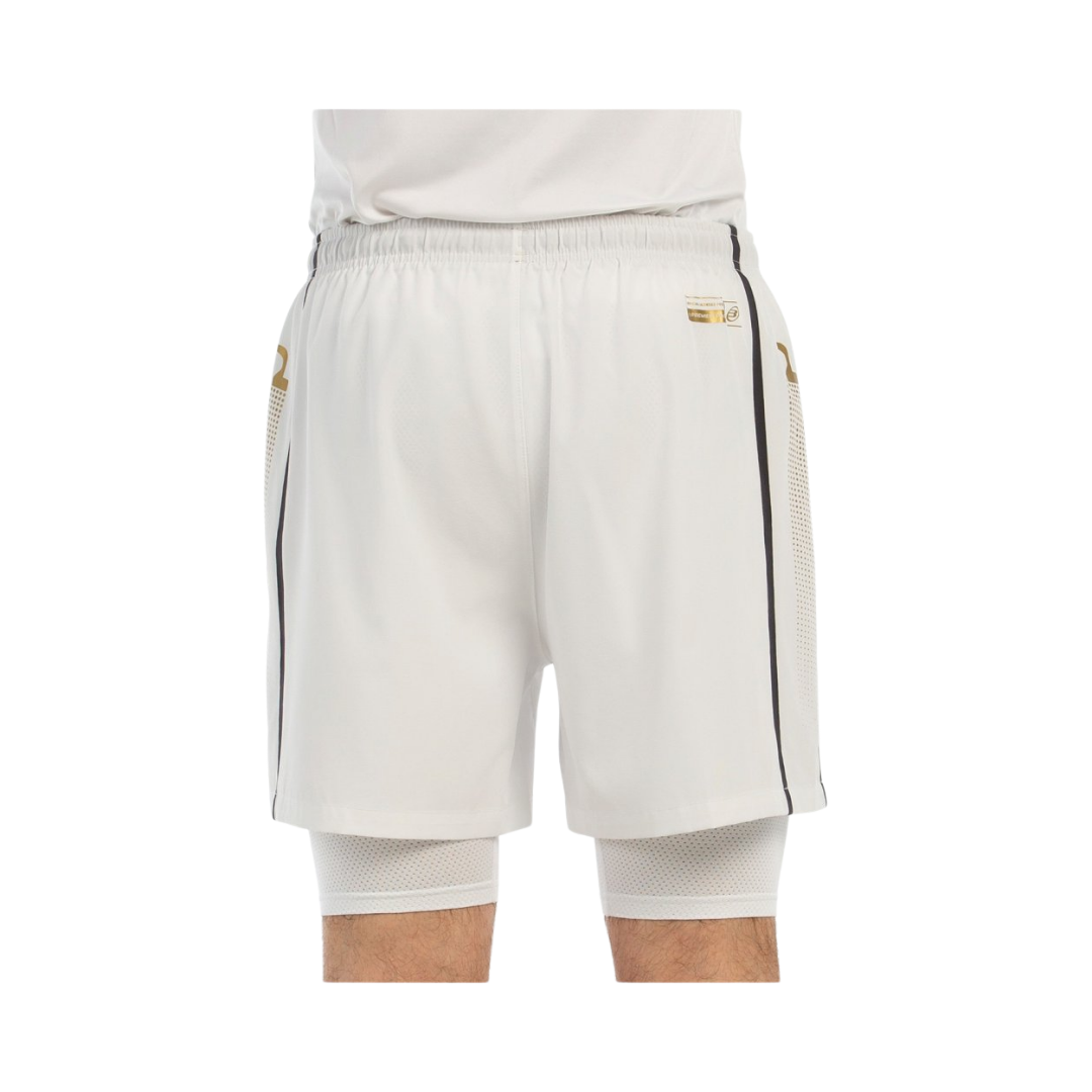 BULLPADEL SHORT BARDE BLANCO