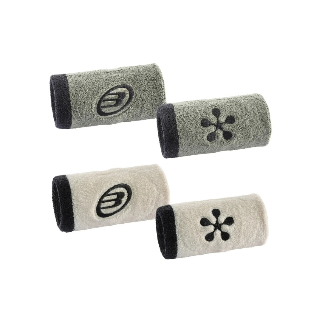 BULLPADEL WRISTBANDS PREMIER BPMUPMR2607 RAW KHAKI (PACK 2)