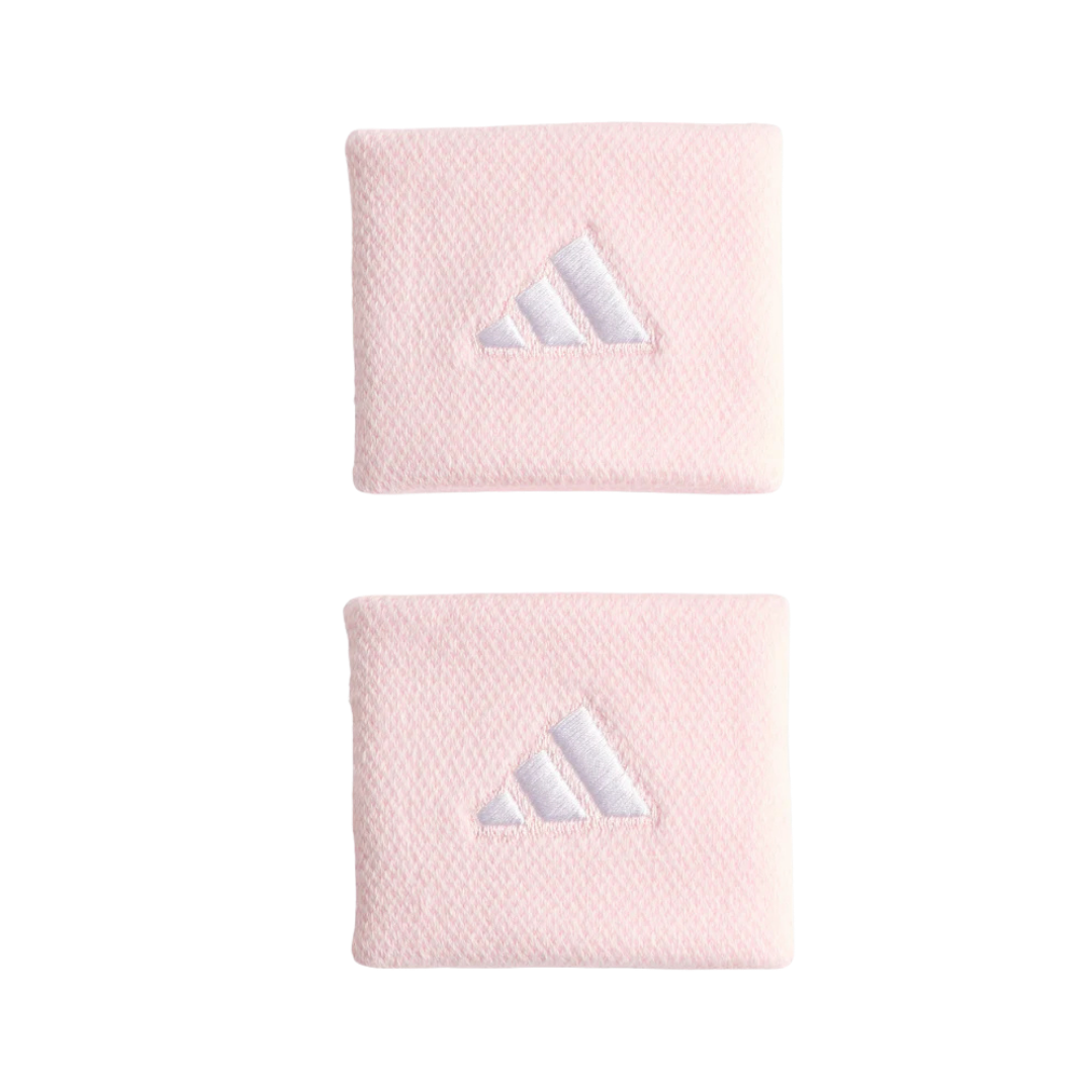 ADIDAS WRISTBANDS SHORT PINK SILVER 2 UNITS