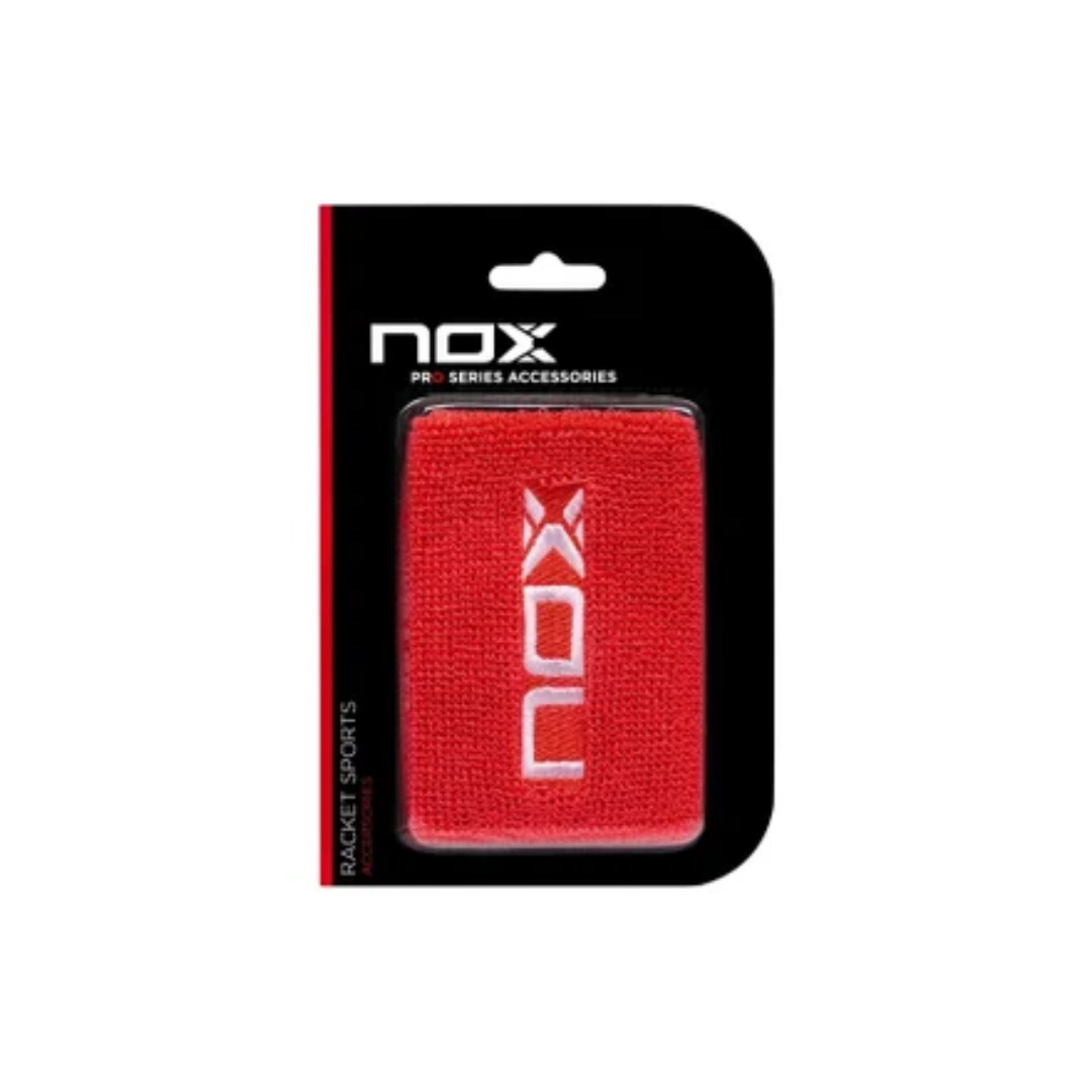 NOX WRISTBANDS RED (2 PACK)