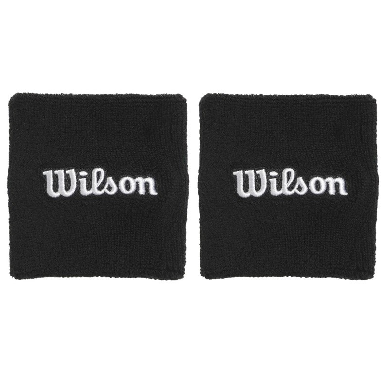 WILSON WRISTBANDS SHORT BLACK LOGO
