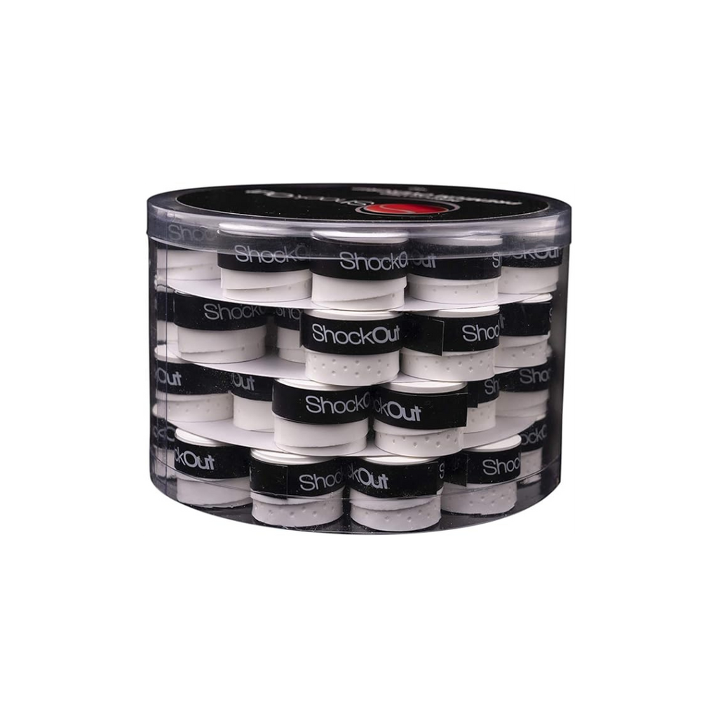 SHOCKOUT OVERGRIPS PREMIUM PERFORADOS BLANCO NEGRO