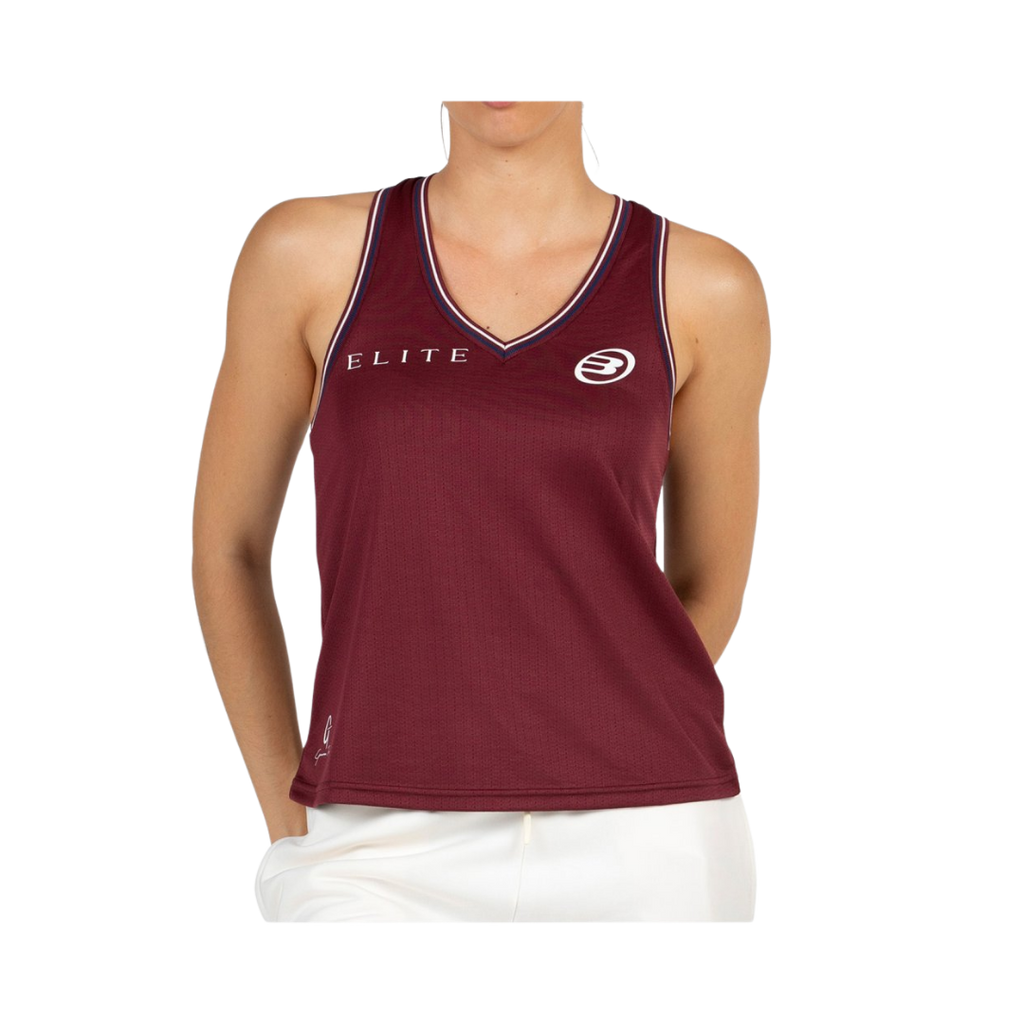 BULLPADEL TANK WOMEN GEMMA 25I VINO BURDEOS