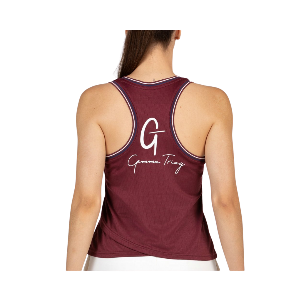 BULLPADEL TANK WOMEN GEMMA 25I VINO BURDEOS