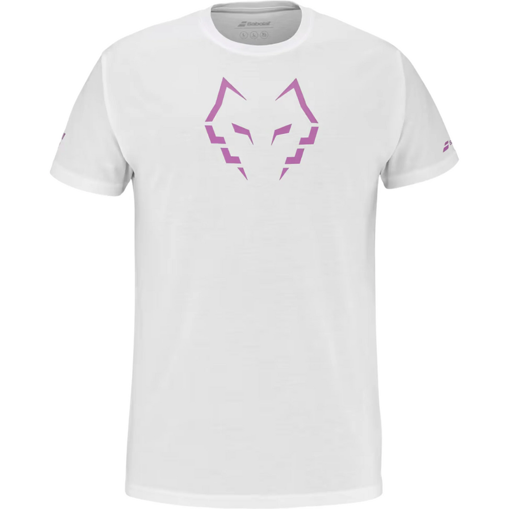 BABOLAT T-SHIRT COTTON TEE MEN LEBRON WHITE