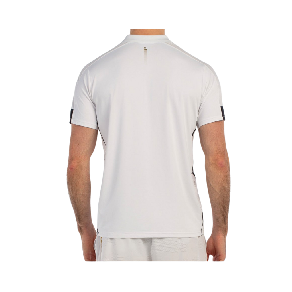 BULLPADEL T-SHIRT POLO PREMIER BOGUE BLANCO