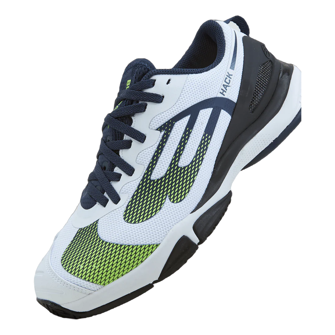 BULLPADEL SHOES HACK HYBRID FLY 22I BLANCO/AZUL MARINO