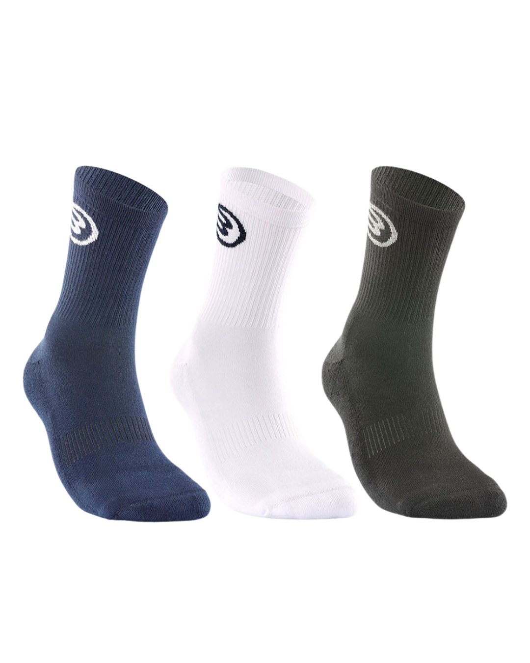 BULLPADEL SOCKS PACK 3 BP252 I BLACK / WHITE / NAVY