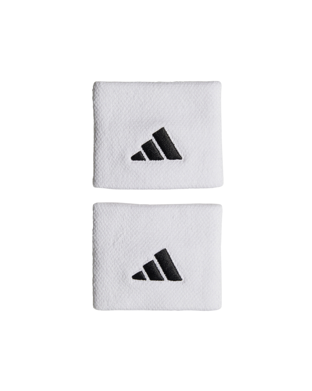 ADIDAS WRISTBANDS SHORT WHITE SMALL LOGO (PACK 2)
