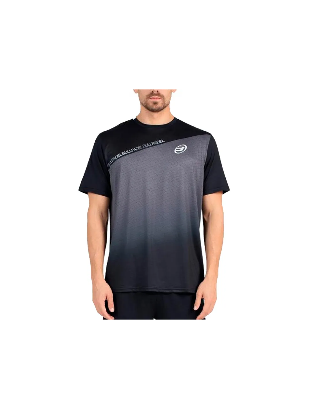 BULLPADEL T-SHIRT SUMMIT 25I NEGRO