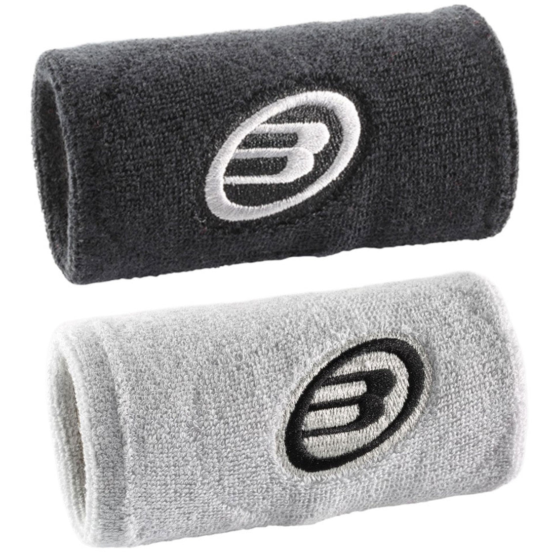 BULLPADEL WRISTBANDS BPMU252 NEGRO PIEDRA (PACK 2)
