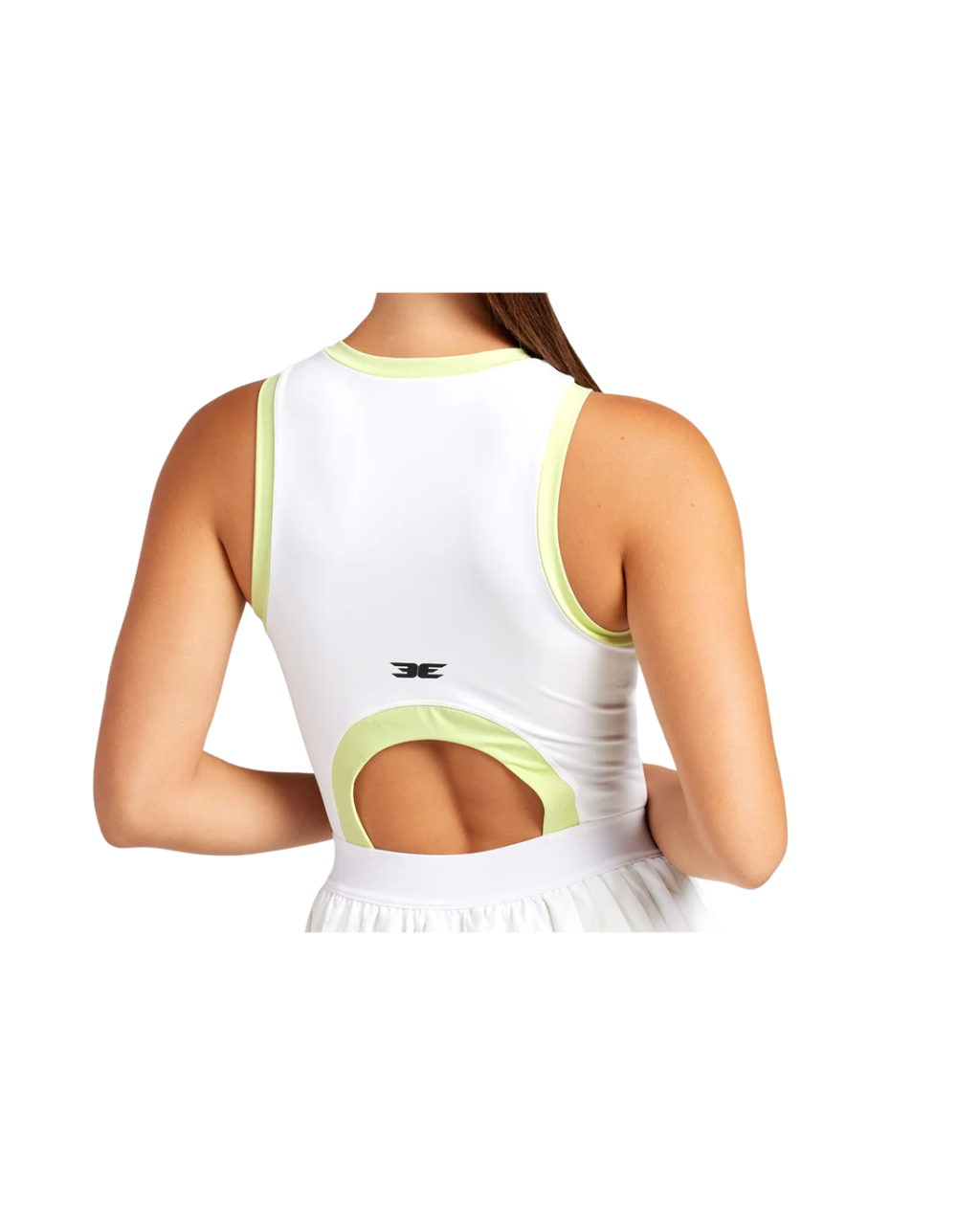ELITE ELEVEN DRESS ACE ZIP WHITE/LIME