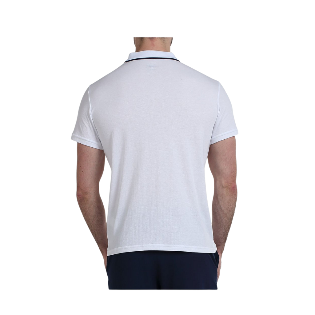BULLPADEL T-SHIRT POLO CENTE BLANCO