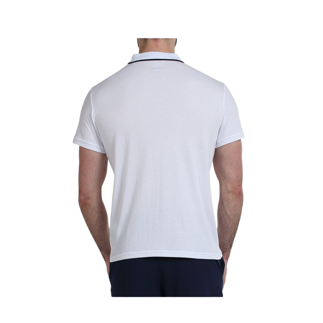 BULLPADEL T-SHIRT POLO CENTE BLANCO